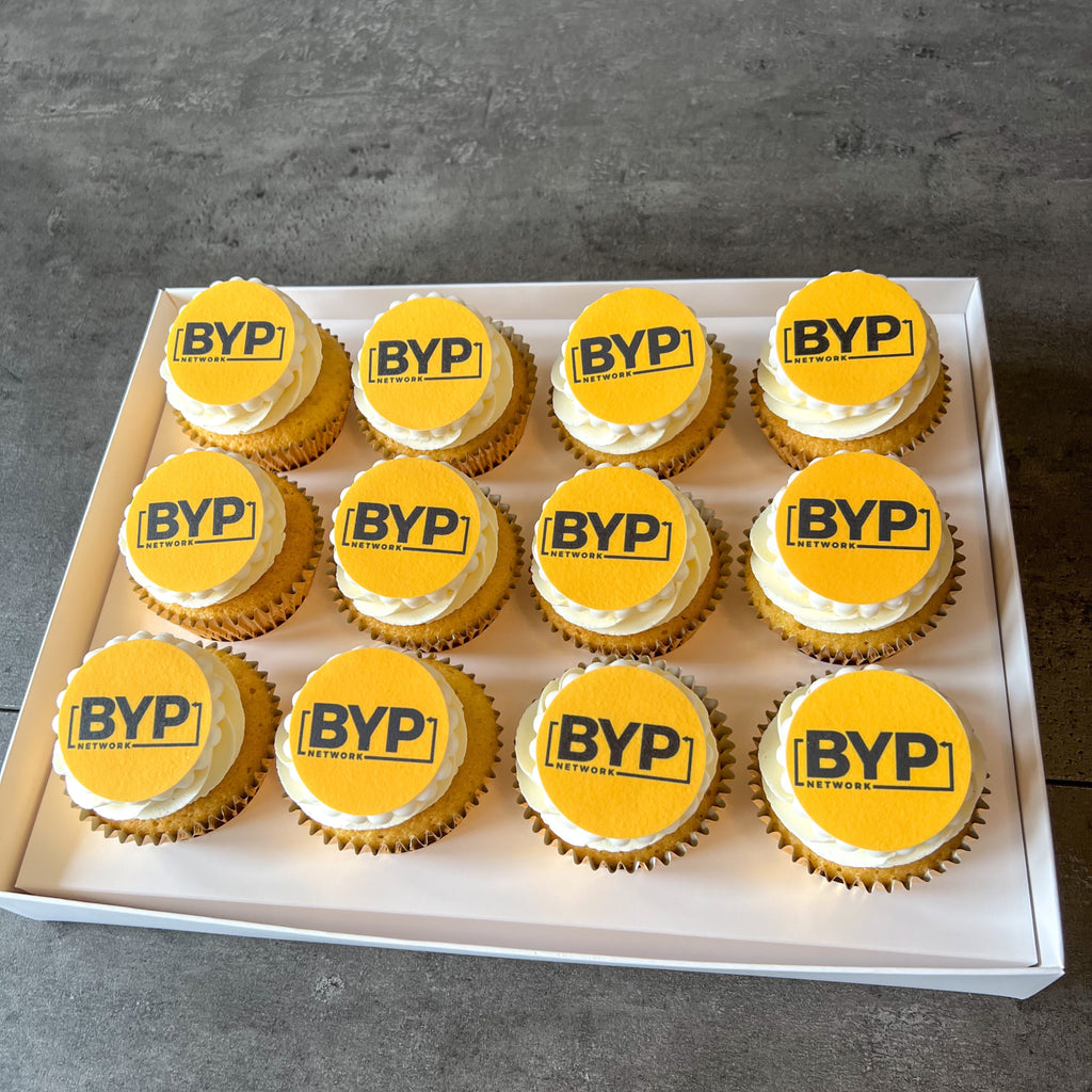 company branded cupcakes