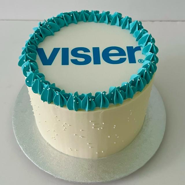 Corporate Logo Edible Image Cake My Baker
