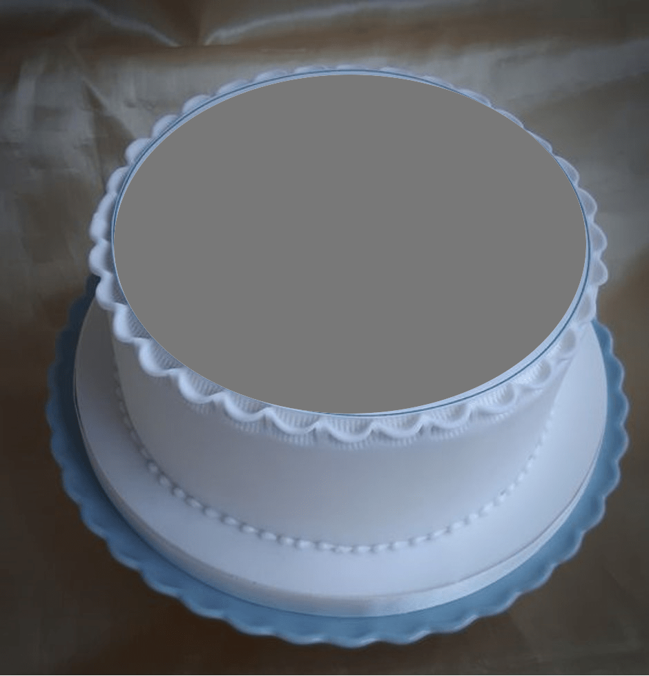 My Baker Round Edible Image Fondant Cake (48 Hours)