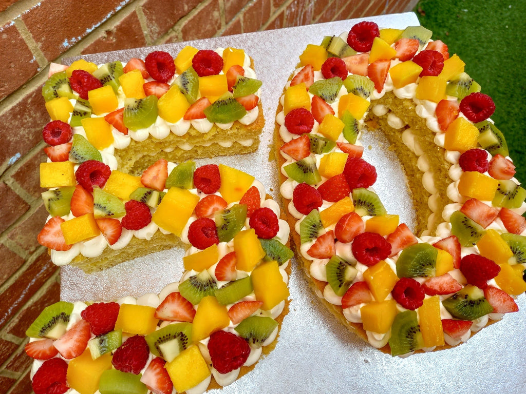 myBaker Online Shop Choose Your Number Cake (48 hours notice required)