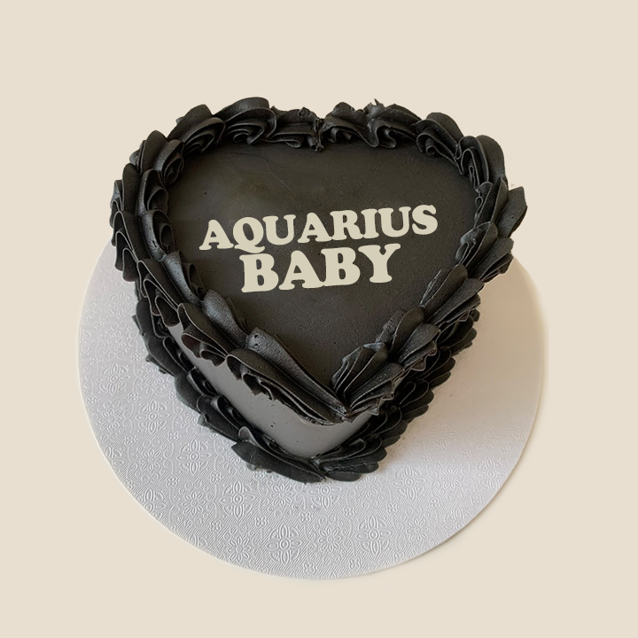 Aquarius Birthday Cake