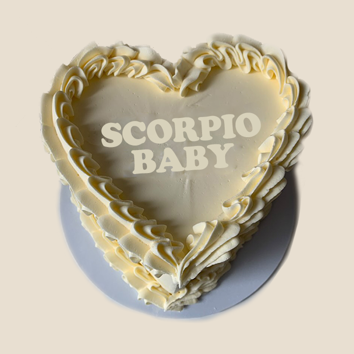 Split Personality Scorpio Cake - CakeCentral.com