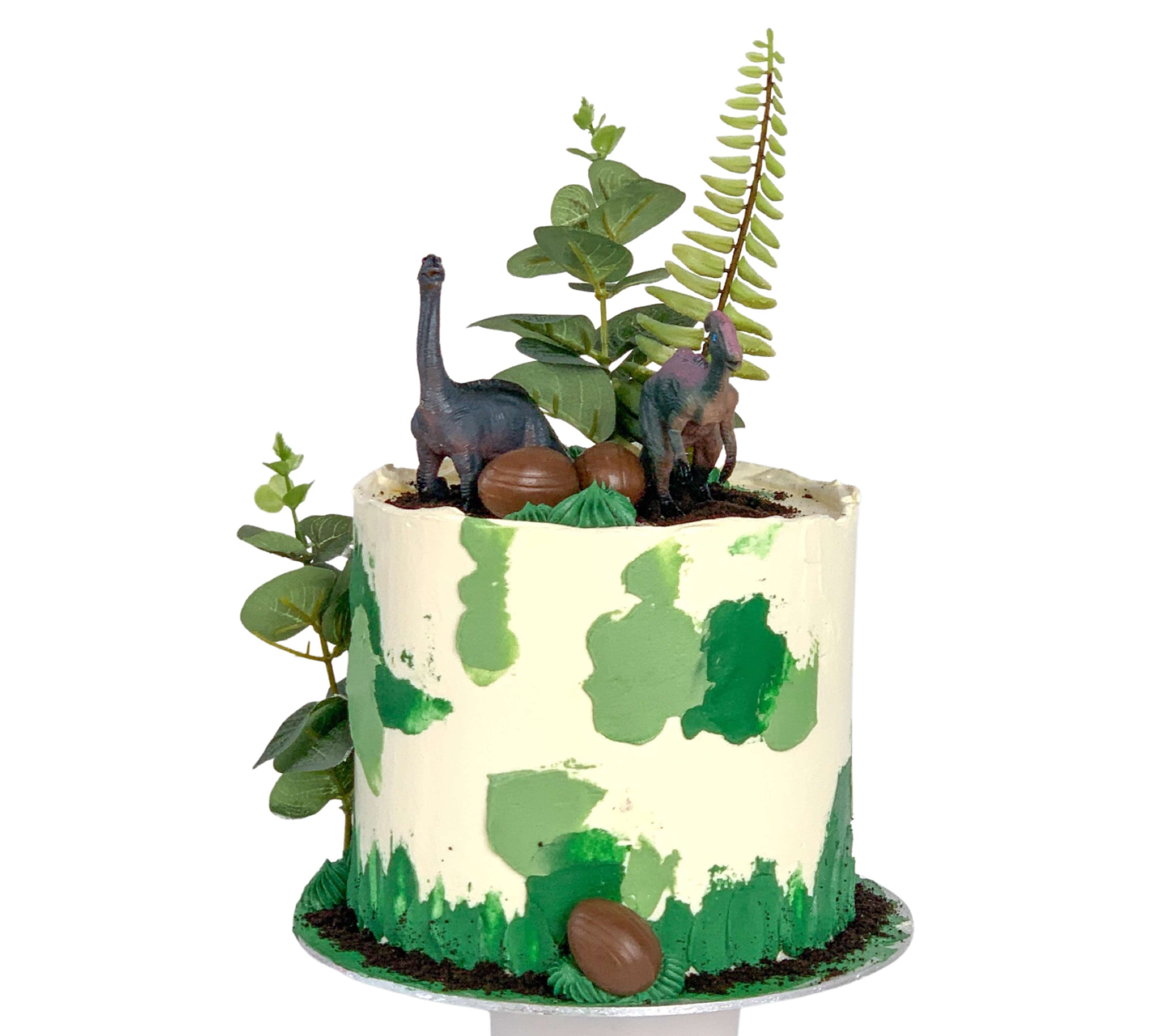 Dinosaur Birthday Cake | Available in a Range of Delicious Flavours –  Cutter & Squidge