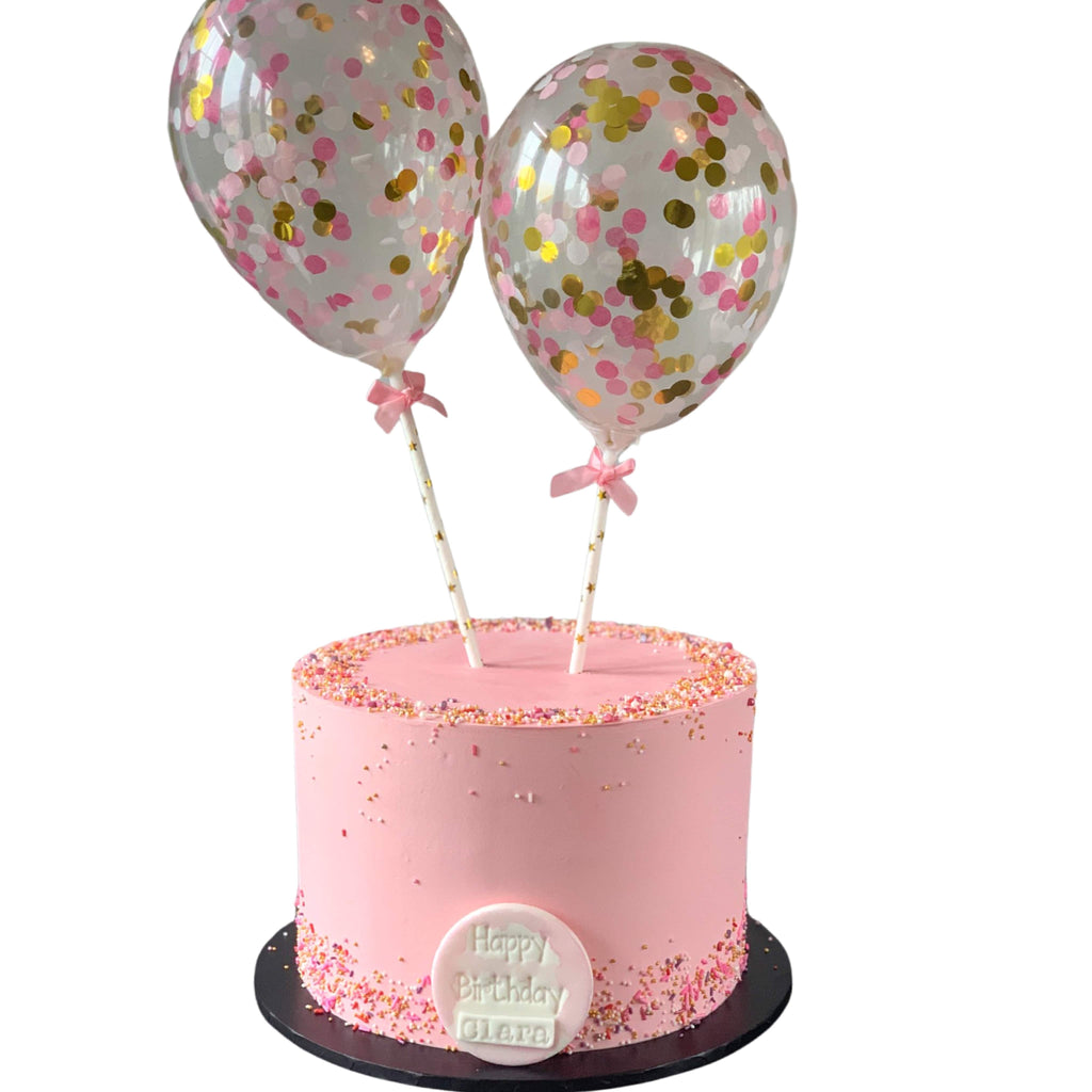 My Baker Eat Until You Pop Balloon Cake