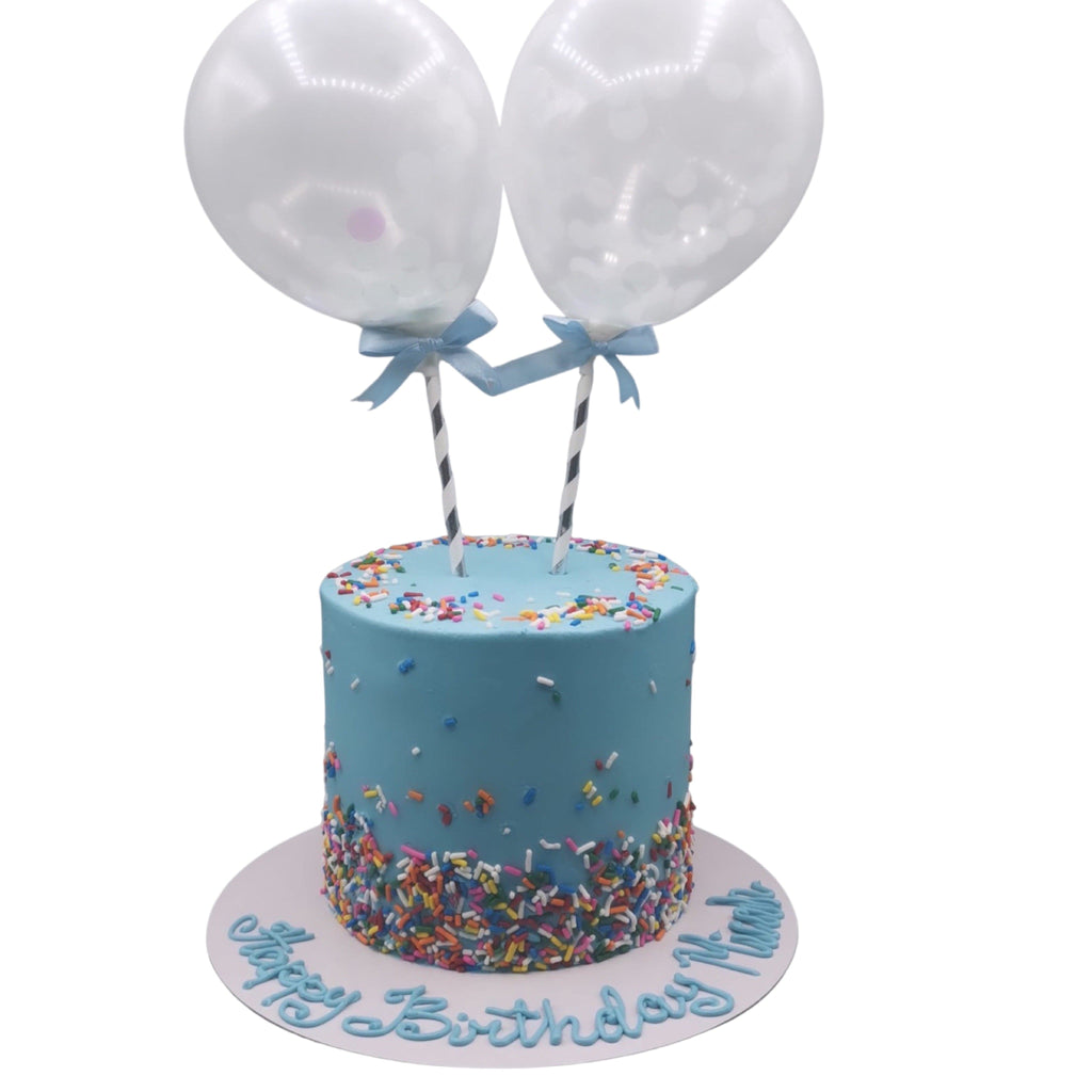 My Baker Eat Until You Pop Balloon Cake