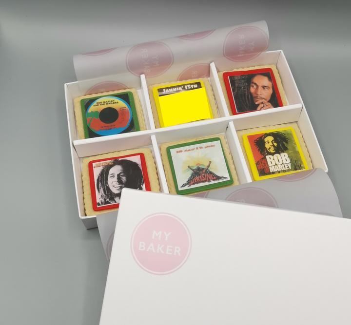 My Baker Edible Image Decorated Biscuits by Post - Six Images