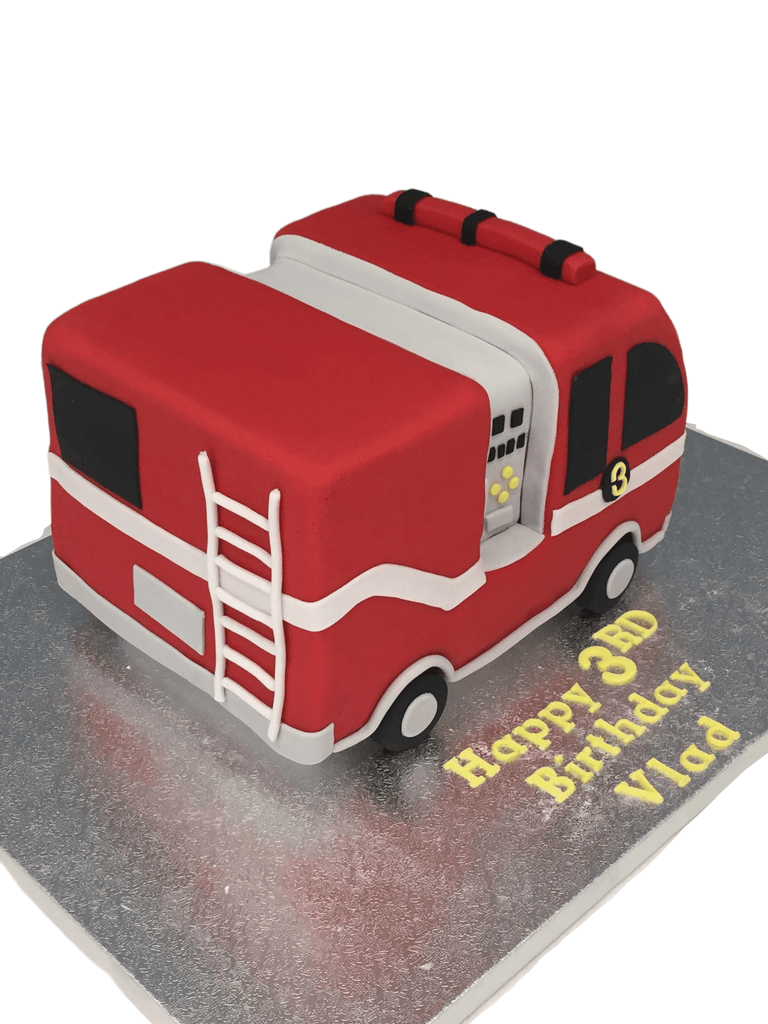 My Baker Fire Engine Cake