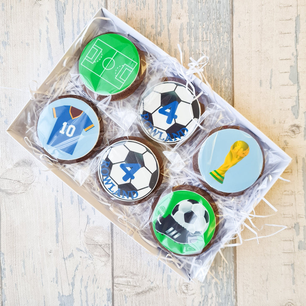 My Baker Football Cookies