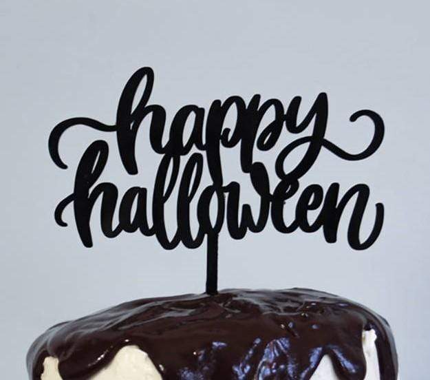 My Baker Happy Halloween Topper