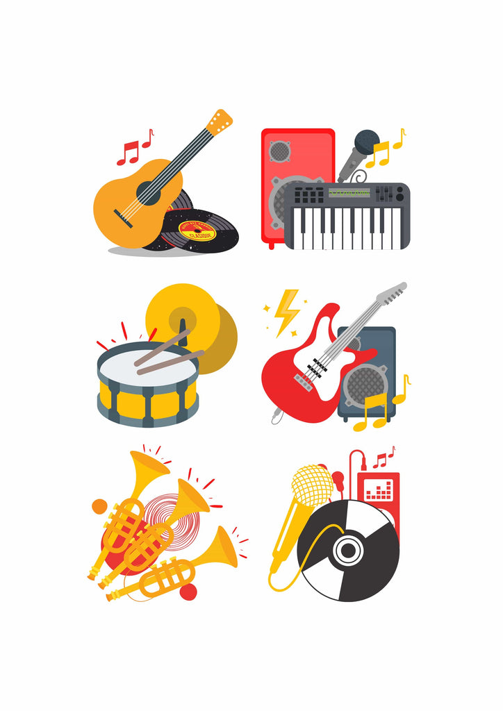 Individually Packaged Musical Instrument Party Bag Cookies – My Baker