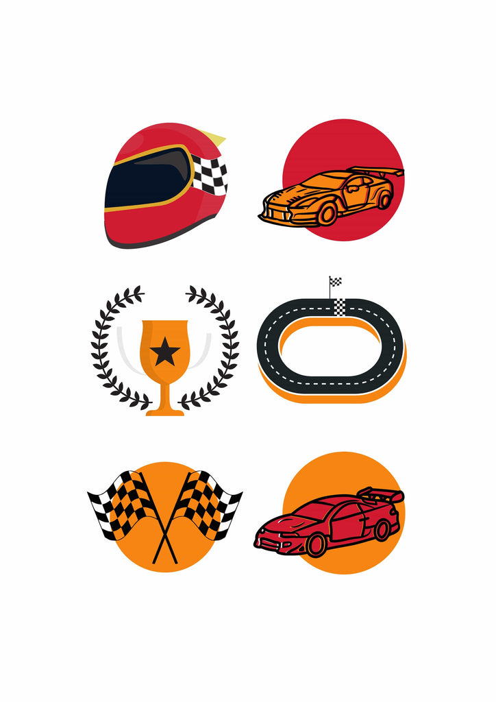 My Baker Individually Packaged Race Car Cookies