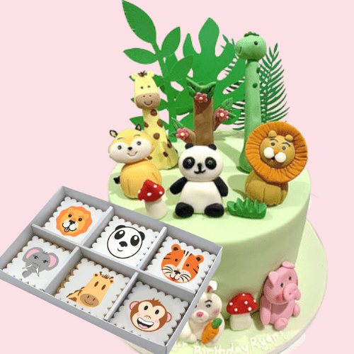 MY BAKER Jungle Friends Cake (72 hours notice required)