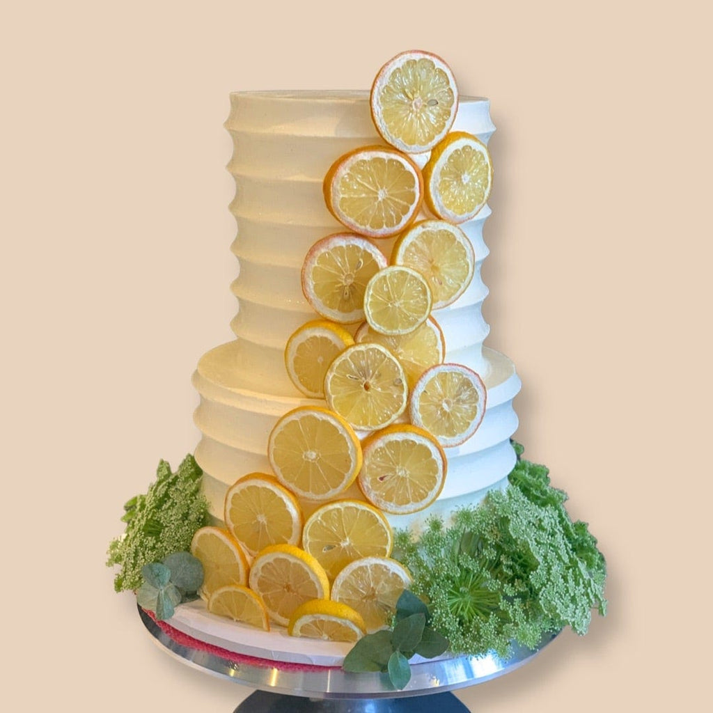 My Baker Lemon Wonders Wedding Cake