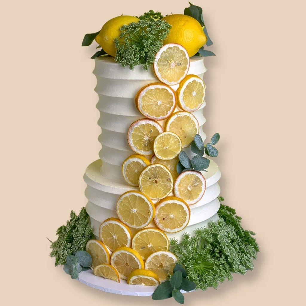 My Baker Lemon Wonders Wedding Cake