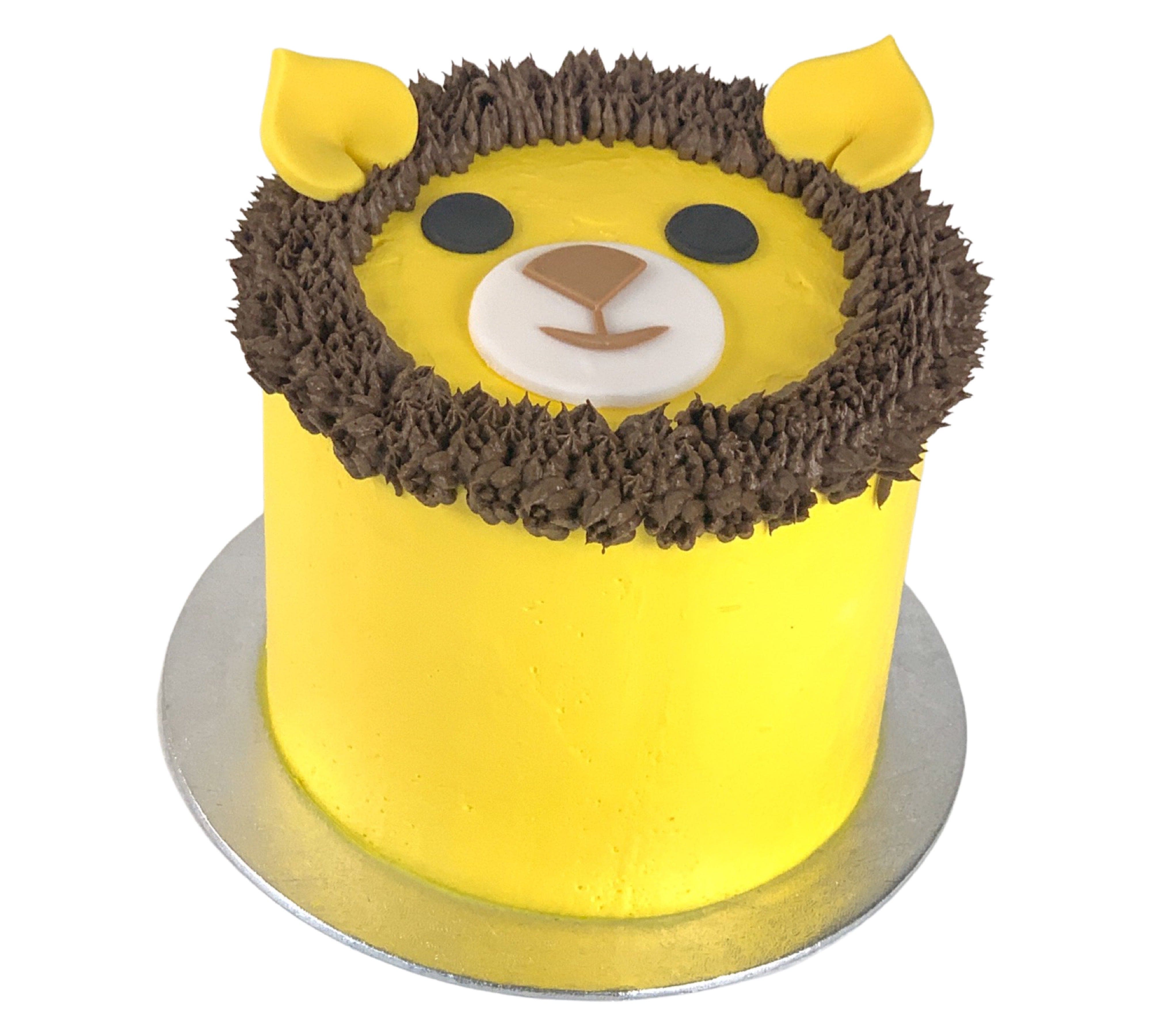 Lion Theme Cake/ Two Tier Cake/ Crown Cakes/ First Birthday Cakes - Cake  Square Chennai | Cake Shop in Chennai