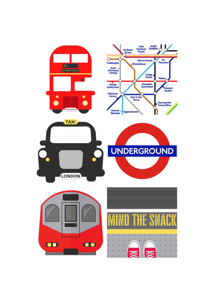 My Baker London Transport Themed Cookies