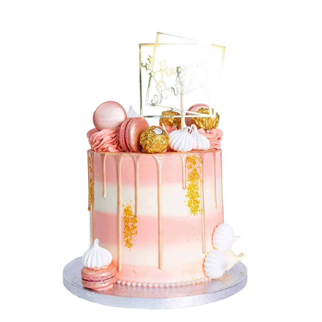 MY BAKER Peachy Keen Drip Cake (48 hours notice required)