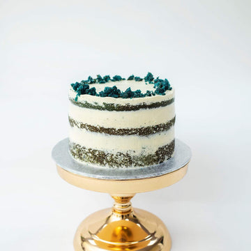 My Baker Semi Naked Blue Velvet Cake
