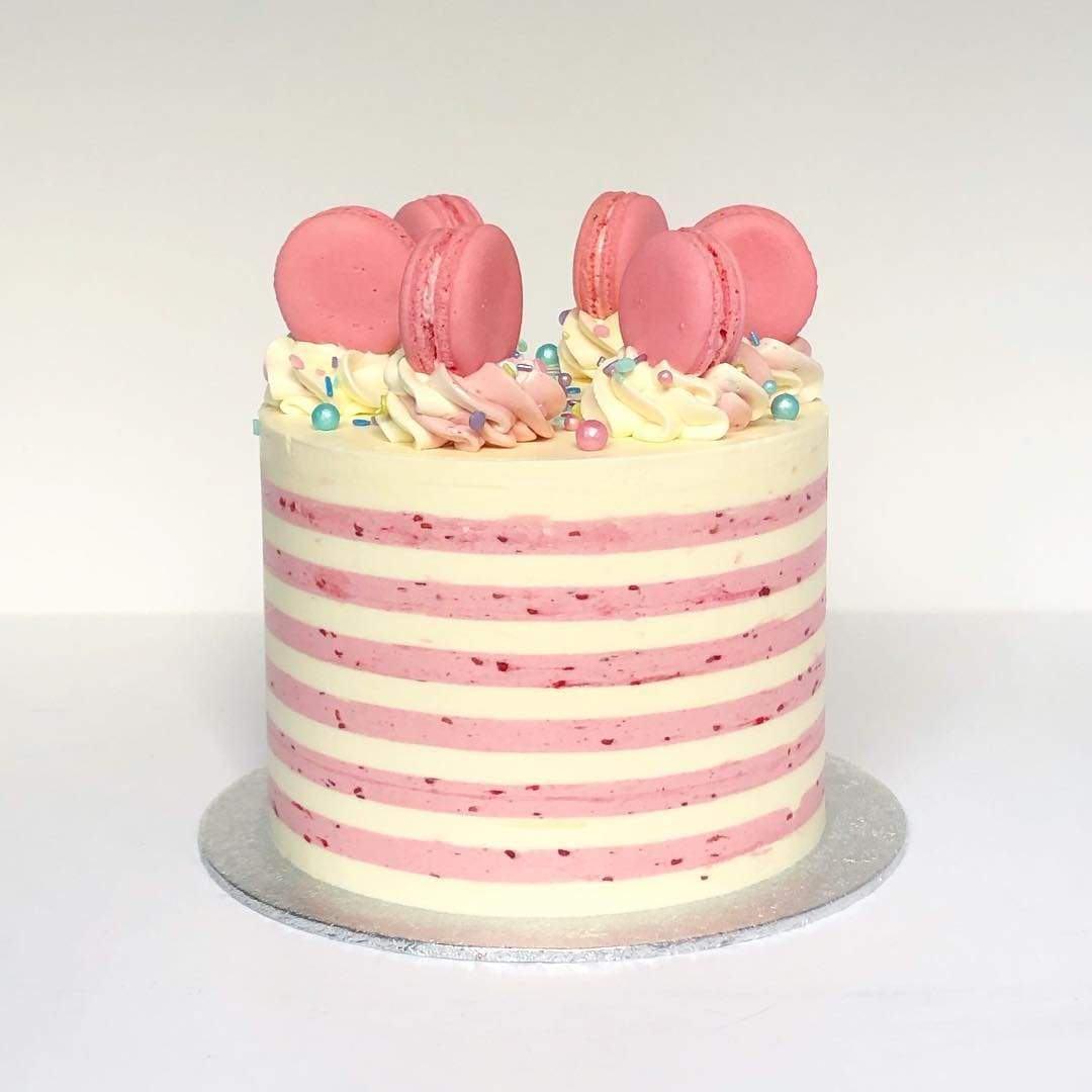 Red velvet stripe cake - Recipes - delicious.com.au
