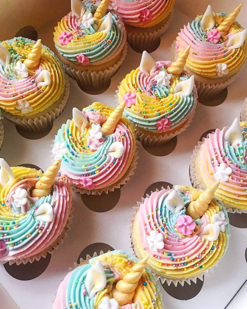 Unicorn Cupcakes with Rainbow Sprinkles | My Baker