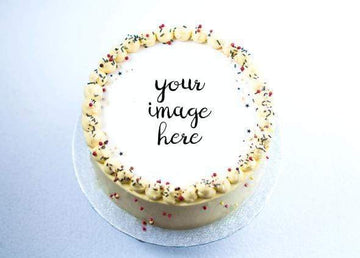 MY BAKER Upload Your Own Edible Image Cake (48 Hours notice required)